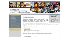 Desktop Screenshot of famous-detectives.com